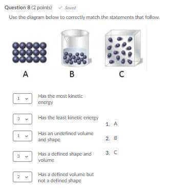 BRAINLIEST - ANSWER QUICKLY

Question 1 (1 point) SavedWhich of the following is the BEST evidence