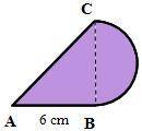 For the figures below, assume they are made of semicircles, quarter circles and squares. For each s