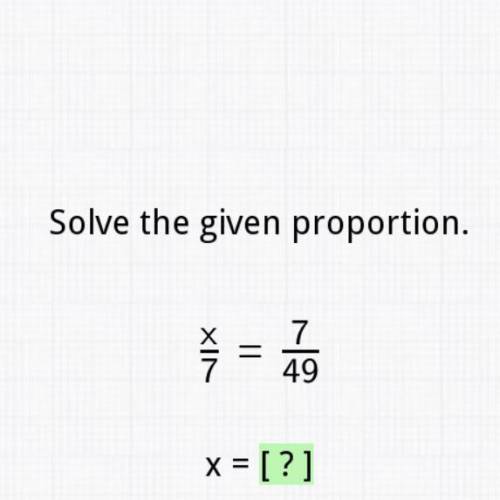 BRAINLEST to whoever 
Solve the given proportion
X= ?