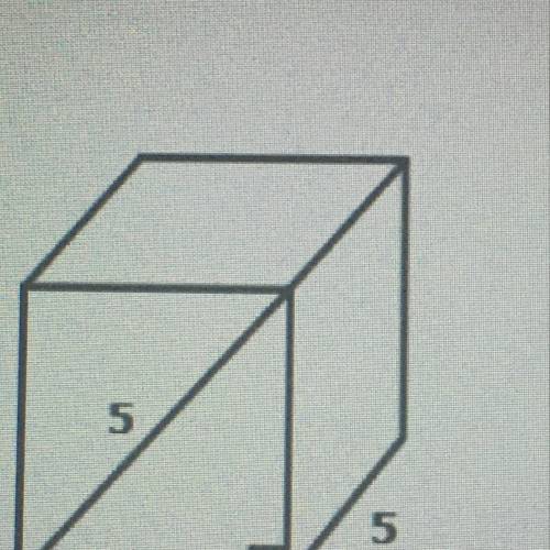 Find the volume of the box using the Pythagorean theorem.