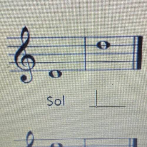 Given the first note solfeg identify the second notes solfeg syllable