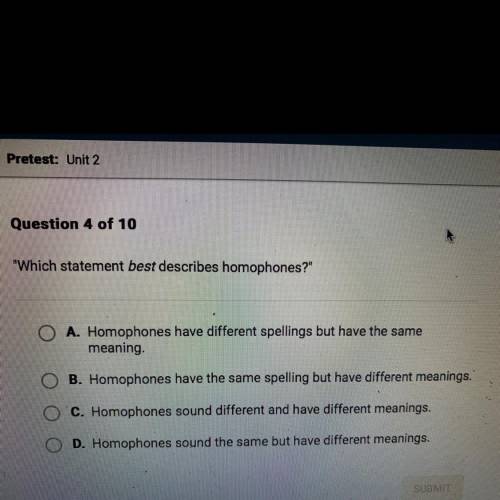 Which statement best describes homophones?