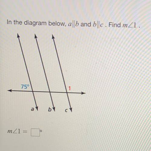 Find angle 1. Explain steps if possible.