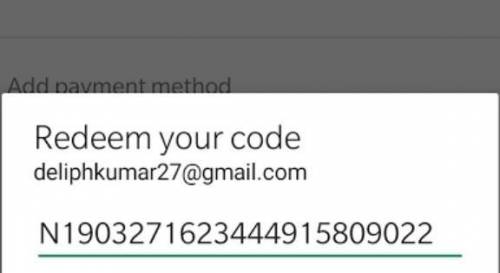 Can anyone give me Reedem code for Rs.80​