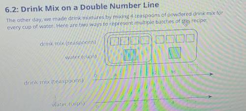 Double number lines and ratios