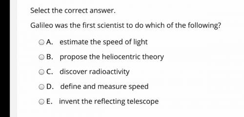 Galileo was the first scientist to do which of the following?