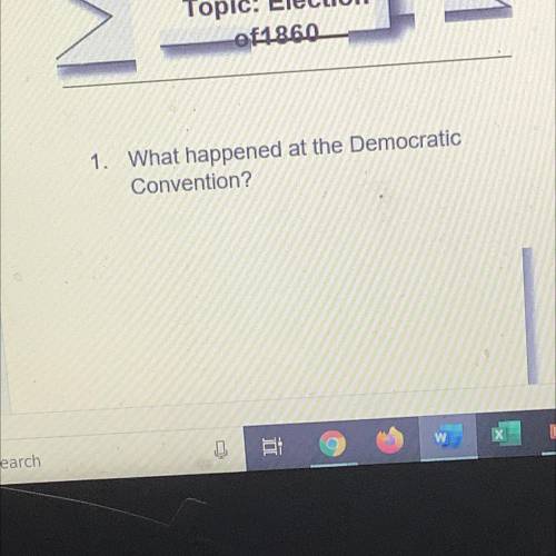 What happened at the democratic convention please help