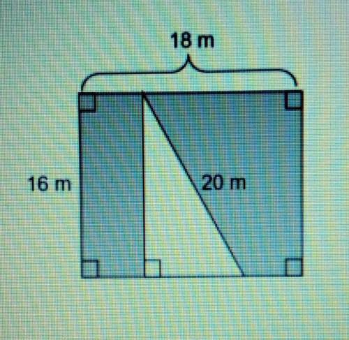 What is the area of the unshaded region of the rectangle? part 1. Show work please