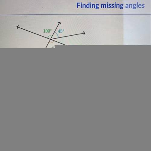 Finding missing angle khan academy