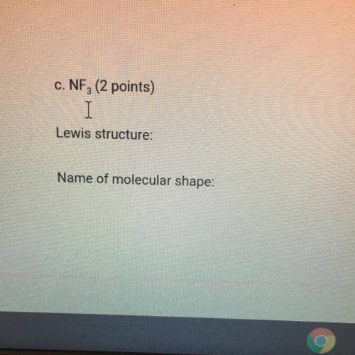 A. HOCI (O is the central atom, and Hand Cl are around 0) (2 points)

Lewis structure:
Name of mol