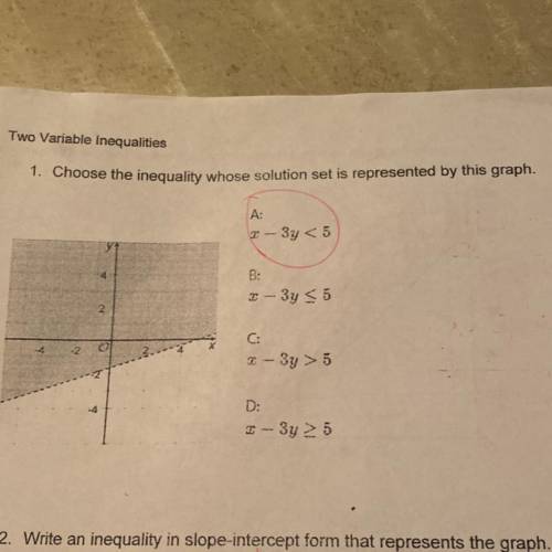 How do i show work for number 1 pls help