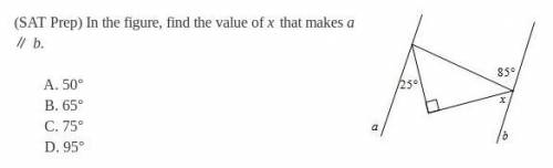 Find the value of x that make a parallel to b.