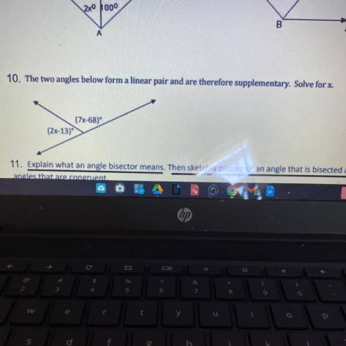Help me out with question 10 (geometry)