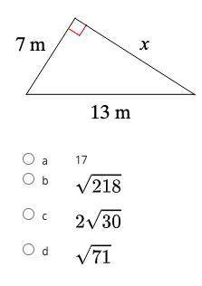 I'm supposed to figure out the missing length, and put it in the simplest radical form, I've tried