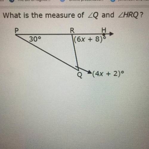 What is the measure of Q and HRQ?