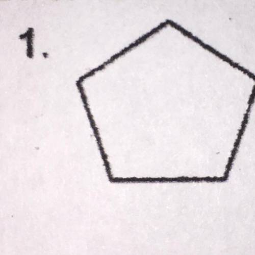Tell whether each figure is a polygon. if it is a polygon, name it by the number of each sides.