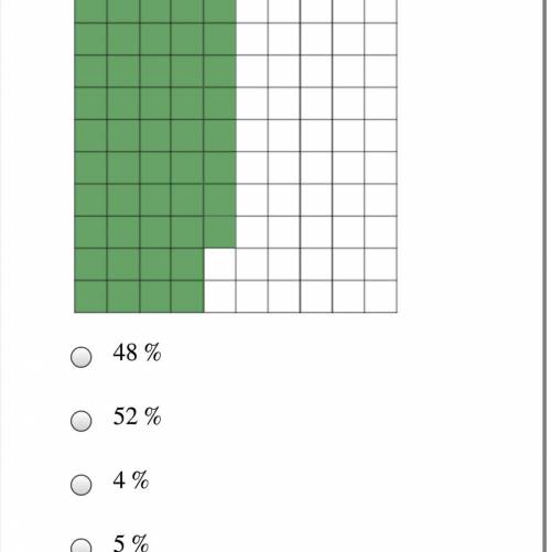 What percent of the large square is shaded?