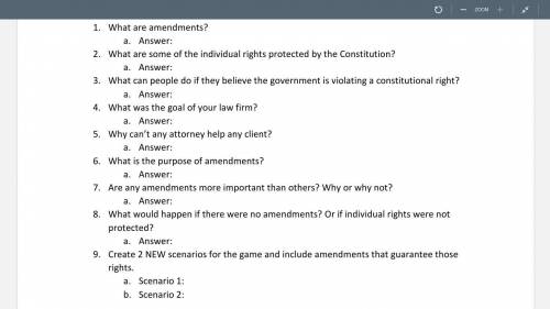 Please help me with my work on amendment work I will give brainliest if you help me.