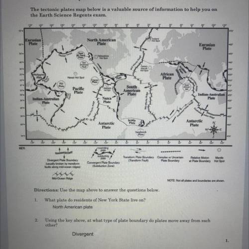 Are all of the tectonic plates and their boundaries shown on the map? Explain.