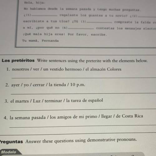 1-4 spanish assignment