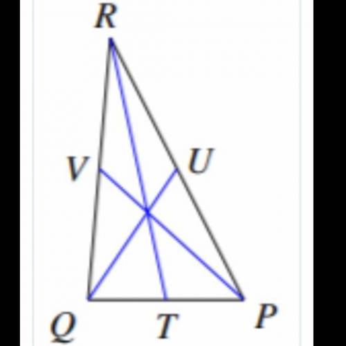 VP is a median of triangle PRQ. If segment QR is 8.5 inches, find the length of segment VR.

Don't
