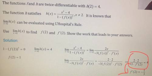 Same question. I just don’t understand how you do “simple algebra” to go from 1-(f(2))^3=0 to f(2)=