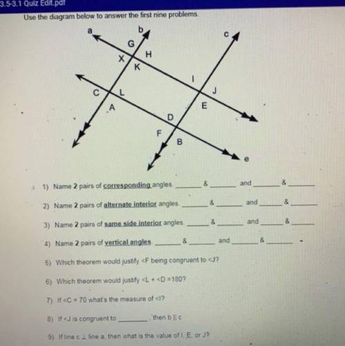 Geometry Help:

This is a repost , my last question the photo did not show the graph so here is a