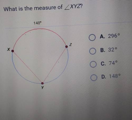 What is the measure of xyz