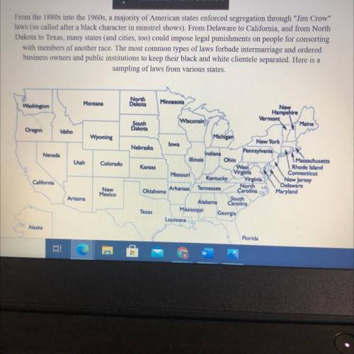 Question 1

Using the map at the top of the page, what do you notice about the states who had Jim