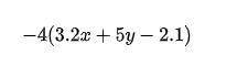 Use the distributive property to expand the following expression.
