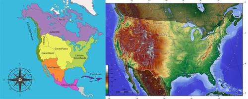 According to these maps, the Southwest Native American cultural region was located in the United St