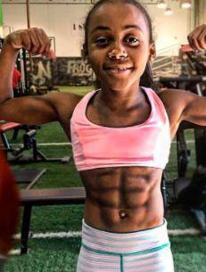Free points 
rate muscles 1-10 for a 13-year-old