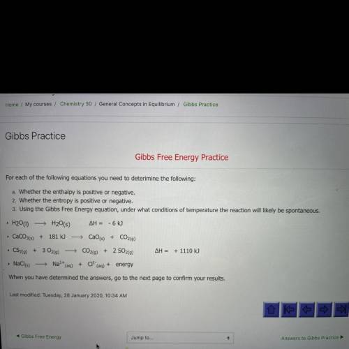 ***Question is in photo***

Please help, I don’t understand how to use the Gibbs free energy equat