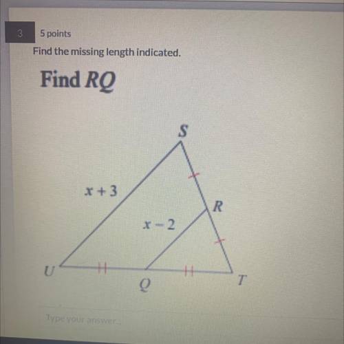 Find RQ. I need help quick because it’s timed.