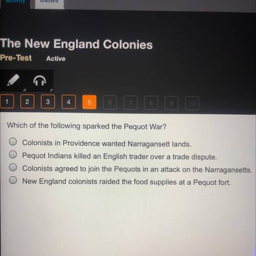 Which of the following sparked the Pequot war