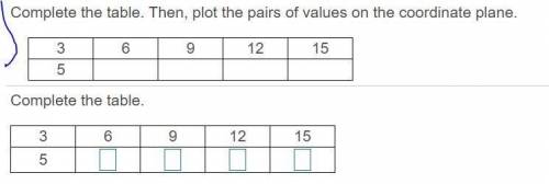 In the table below. Choose the correct numbers below to fill in the blue rectangles.

Which are th