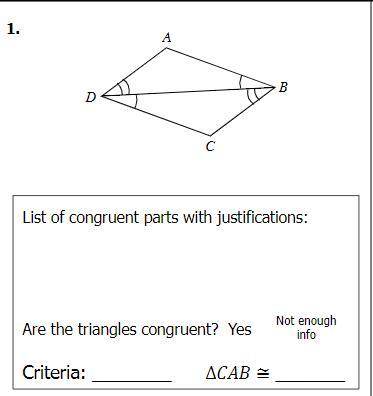 PLZ HELPP 30 POINTS

Identify each pair of congruent corresponding parts with justifications.