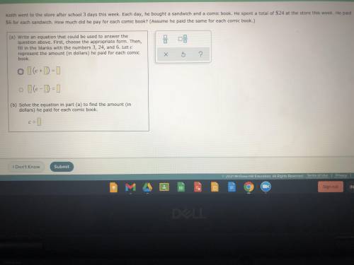 I don’t know what to do on this question. I need this done tho AS SOON AS POSSIBLE PLEASE HELP ME