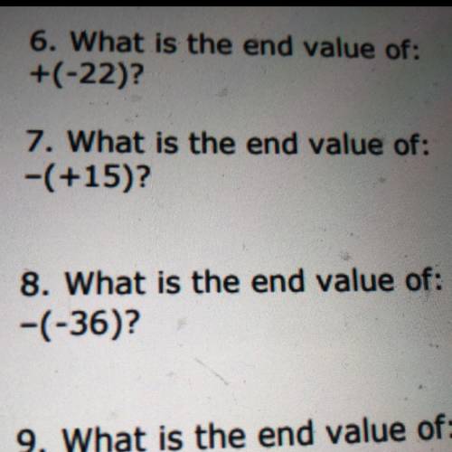 Number 8 need answers please