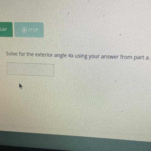 Solve for the variable x in the diagram below;
46
3x
93
162