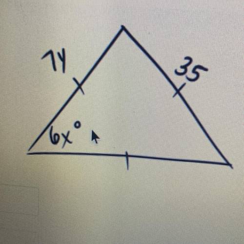 Find the value of x and y thanks