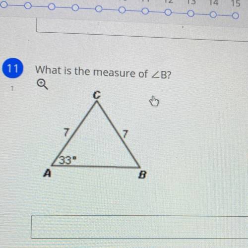 What is the measure of b?