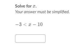 Solve for x.
Your answer must be simplified.
-3