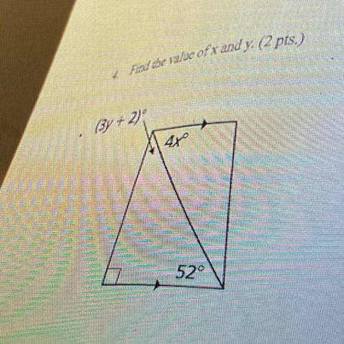 Find the value of X and Y