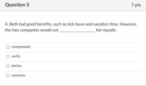 4. Both had good benefits, such as sick leave and vacation time. However, the two companies would n