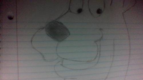 so i was drawing this picture of scooby doo and it end up turning out good what do you think about