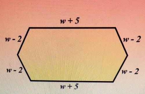 Find an expression, in it's simplest form, for the perimeter of this hexagon.