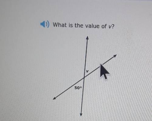 What is the value of v