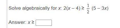 Can someone double check my answer, much appreciated.
 x > 3
_