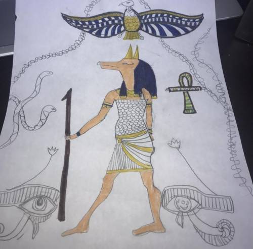 How does your drawing reflect the Egyptian canon?